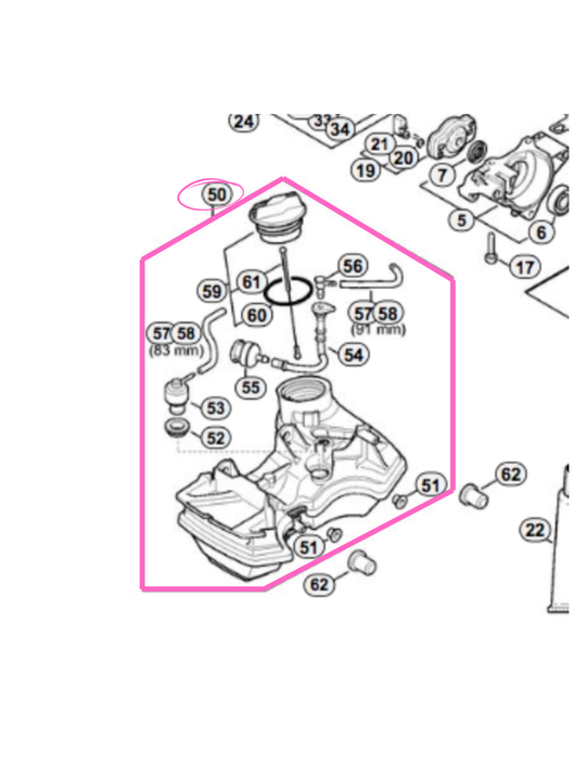4149 350 0414 Stihl Fuel Tank | DRMower.ca