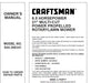 944.369341 Manual for Craftsman 21" Multi-Cut Self-Propelled Lawn Mower with Craftsman Tecumseh Engine 143.996522