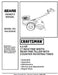 944.624930 Manual for Craftsman 5 HP 17" Rear Tine Rototiller